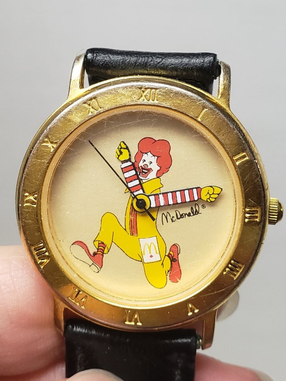 Vintage McDonald's Ronald McDonald Watch